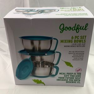 Goodful 6pc Set Mixing Bowls